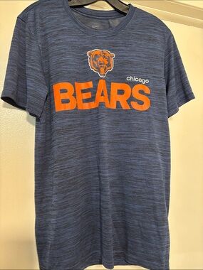 Nike Chicago Bears Short-Sleeve Tee - Blue with Orange Logo
